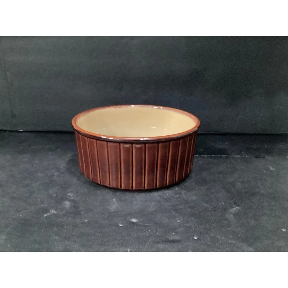 Sango Nova Brown Casserole Dish #4933, No Lid, Oven‎ Proof Ceramic Bakeware